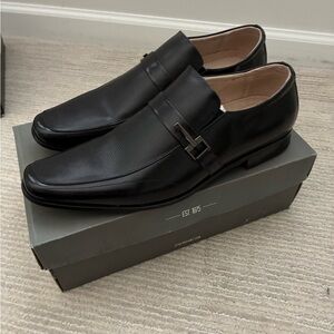 Stacy Adams Black Leather Loafers